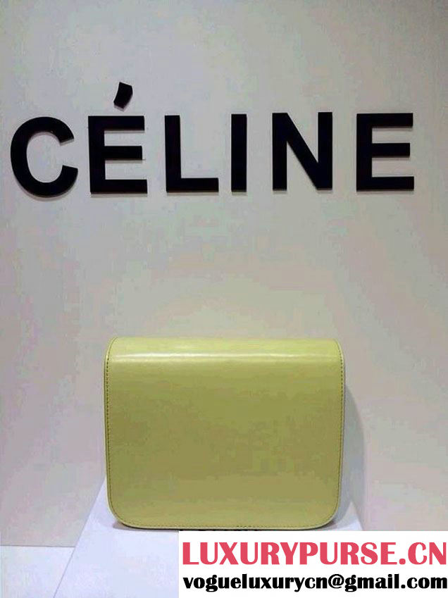 Celine Box Flap Bag Yellow