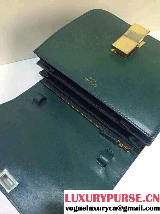 Celine Box Flap Bag Green