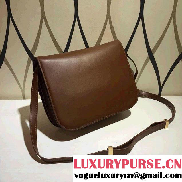 Celine Box Flap Bag Brown