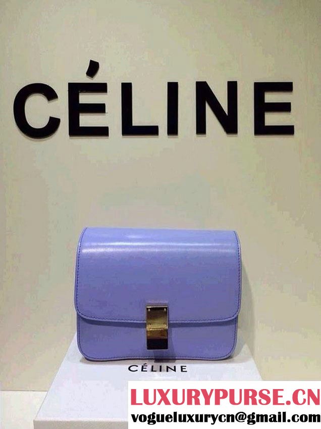 Celine Box Flap Bag Sky Blue