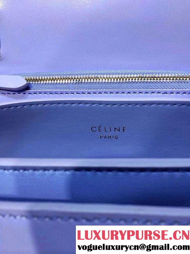 Celine Box Flap Bag Sky Blue