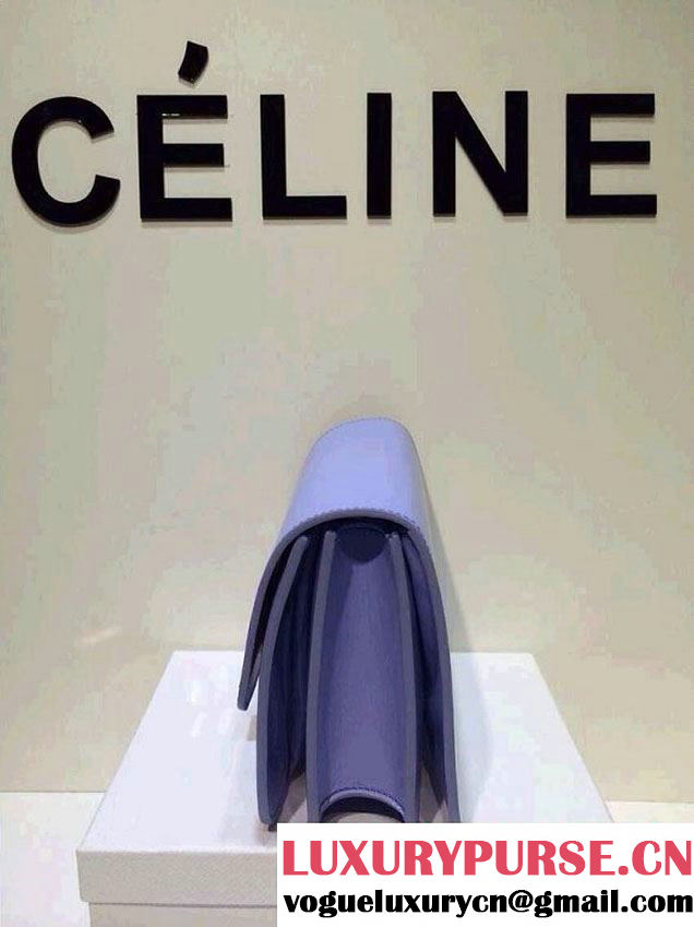 Celine Box Flap Bag Sky Blue