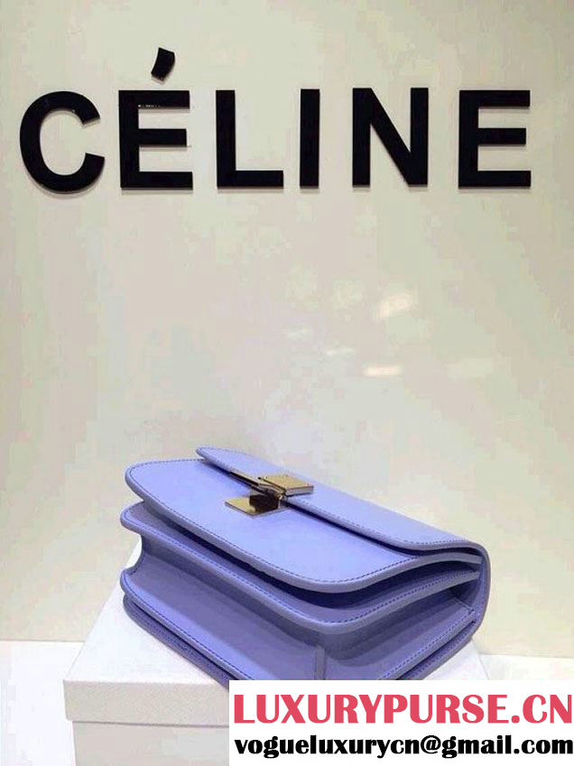 Celine Box Flap Bag Sky Blue