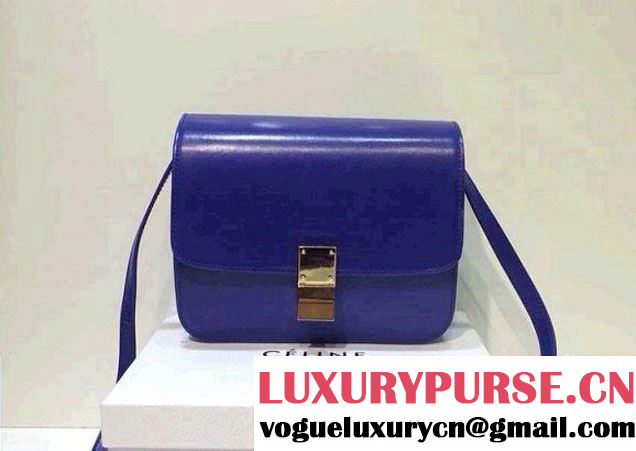 Celine Box Flap Bag Royal Blue