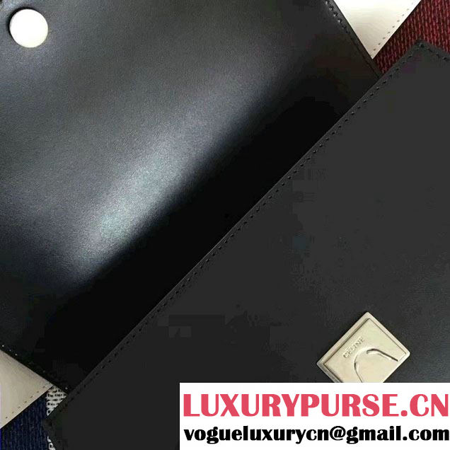 Celine Calfskin Small Round Box Shoulder Bag Black Winter 2016