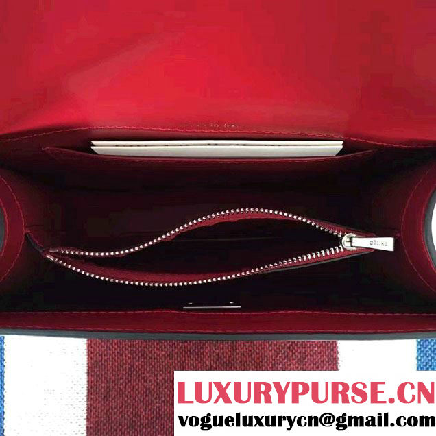 Celine Calfskin Small Round Box Shoulder Bag Red Winter 2016