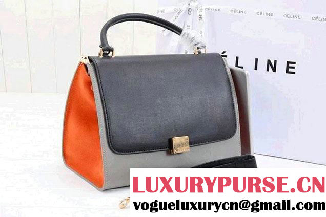 Celine Trapeze Tricolor Bag 2014