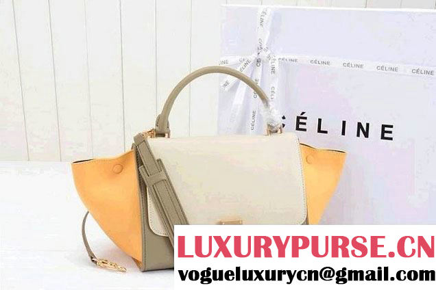 Celine Trapeze Tricolor Bag 2014