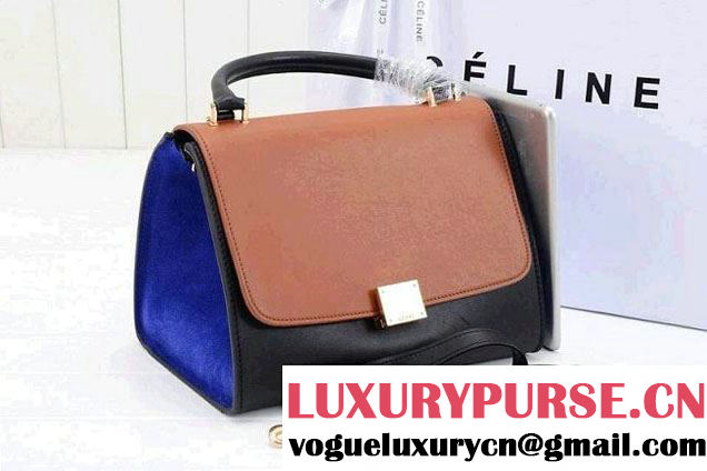 Celine Trapeze Tricolor Bag 2014