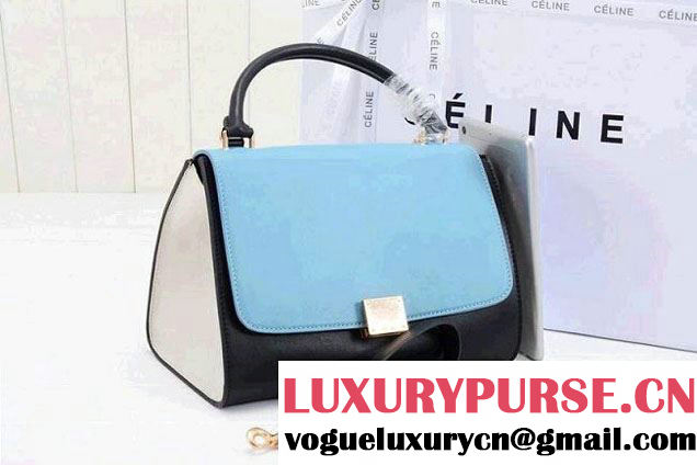 Celine Trapeze Tricolor Bag 2014