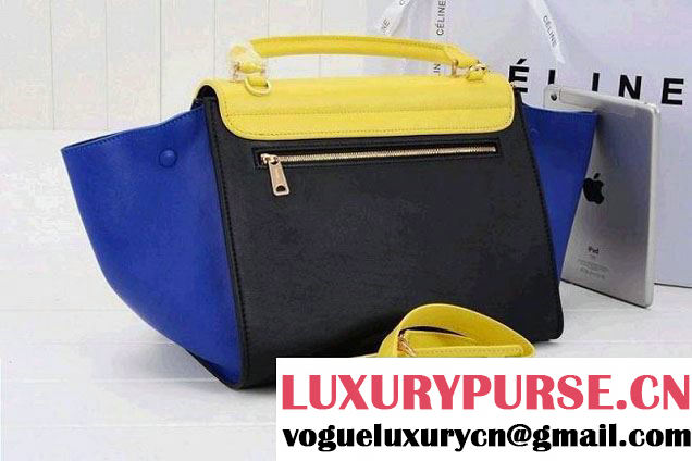 Celine Trapeze Tricolor Bag 2014