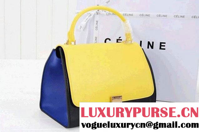Celine Trapeze Tricolor Bag 2014