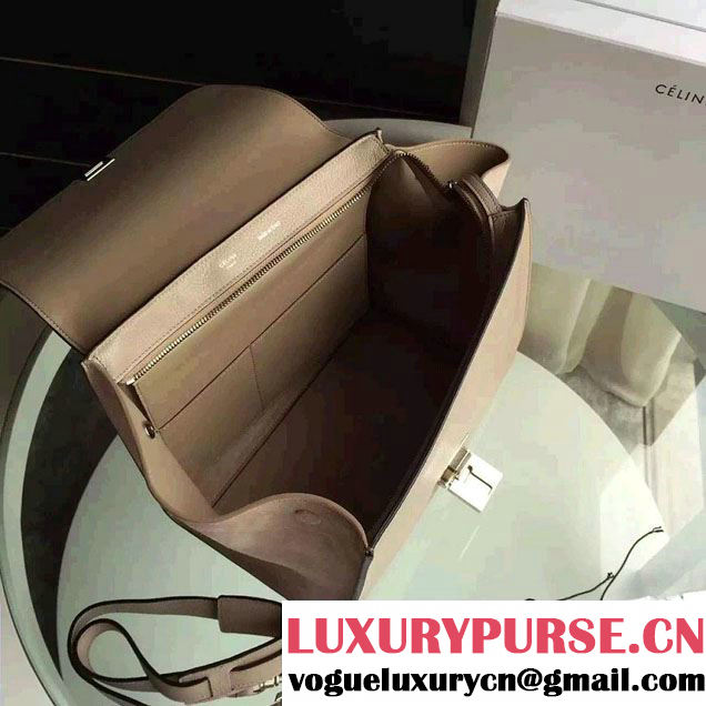 Celine Trapeze Small/Medium Tote Bag in Original Grained Leather Camel