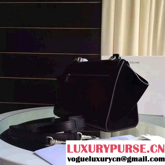 Celine Trapeze Small/Medium Tote Bag in Original Grained Leather Black