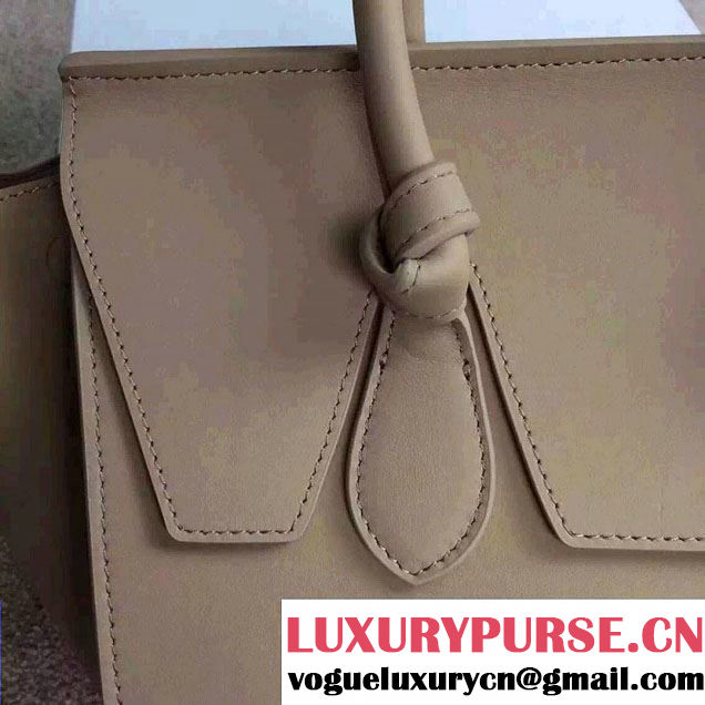 Celine Tie Tote Mini Bag in Calfskin Leather Beige 2015