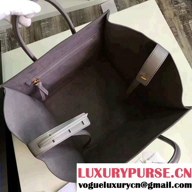 Celine Luggage Phantom Bag in Original Suede Leather 2017