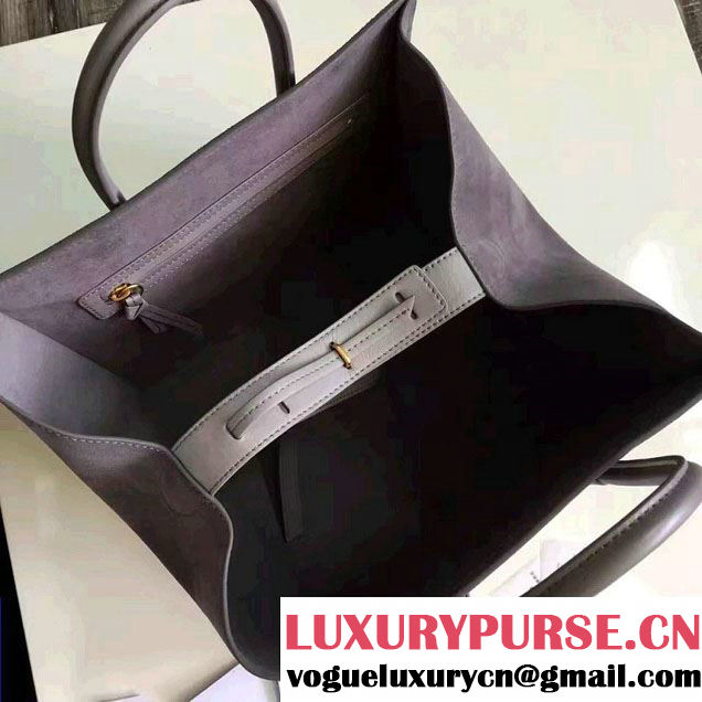 Celine Luggage Phantom Bag in Original Suede Leather 2017