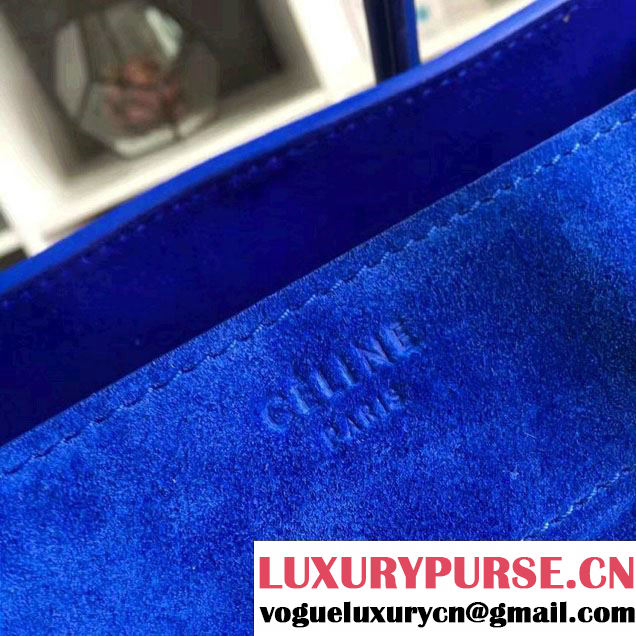 Celine Luggage Phantom Bag in Original Suede Leather 2017