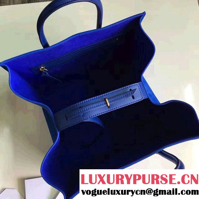 Celine Luggage Phantom Bag in Original Suede Leather 2017