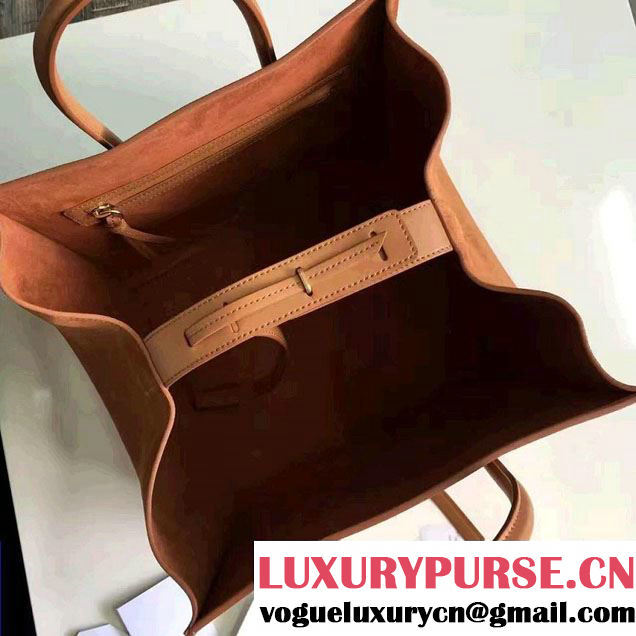 Celine Luggage Phantom Bag in Original Suede Leather 2017