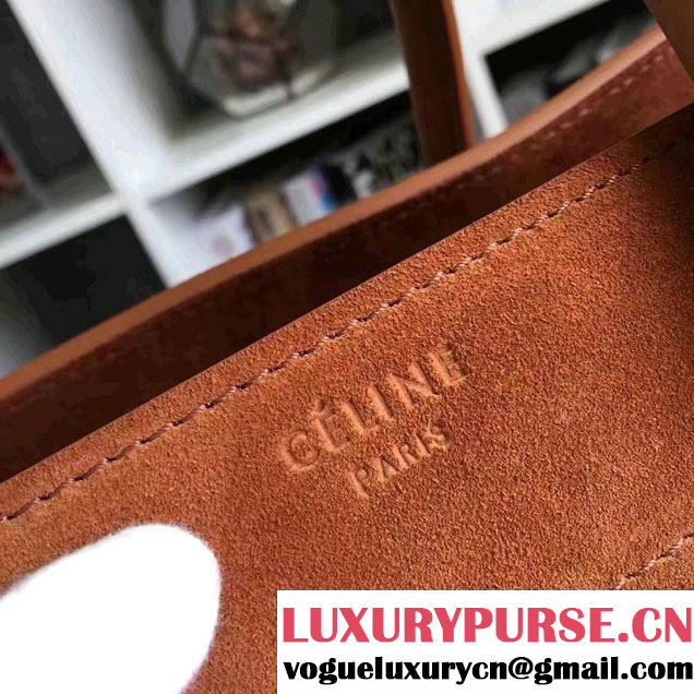 Celine Luggage Phantom Bag in Original Suede Leather 2017