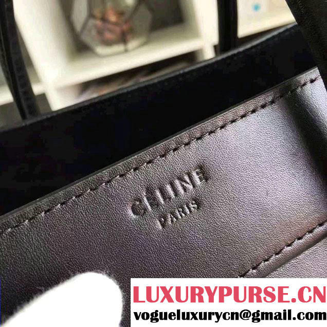 Celine Luggage Phantom Bag in Original Smooth Leather Black 2017