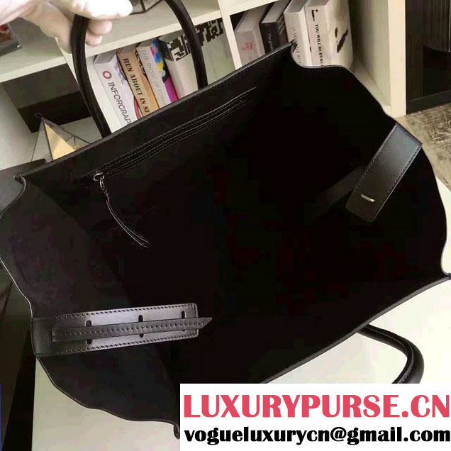 Celine Luggage Phantom Bag in Original Smooth Leather Black 2017