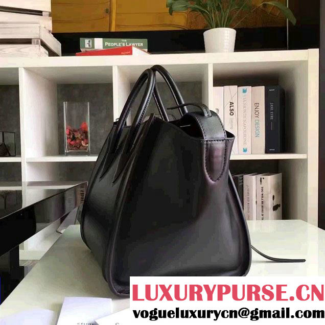 Celine Luggage Phantom Bag in Original Smooth Leather Black 2017