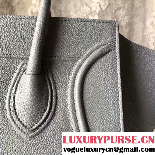 Celine Luggage Phantom Bag in Original Grained  Leather Gary 2017