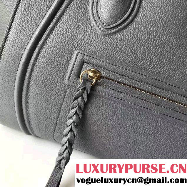 Celine Luggage Phantom Bag in Original Grained  Leather Gary 2017