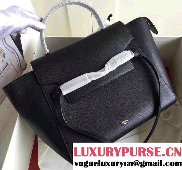 Celine Belt Tote Small Bag in Epsom Leather