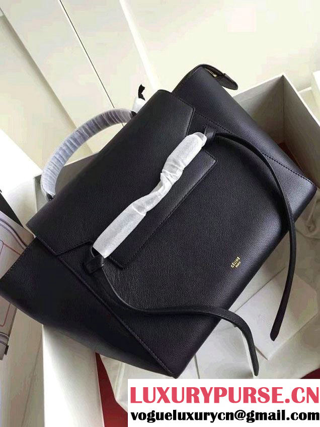 Celine Belt Tote Small Bag in Epsom Leather
