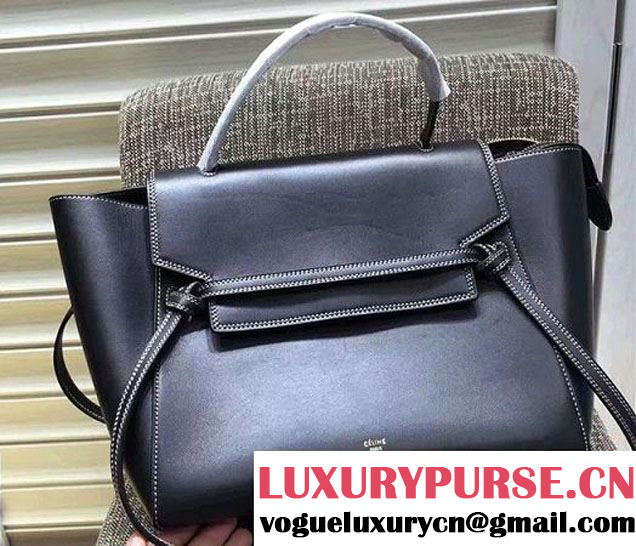 Celine Belt Tote Small Bag in Epsom Leather