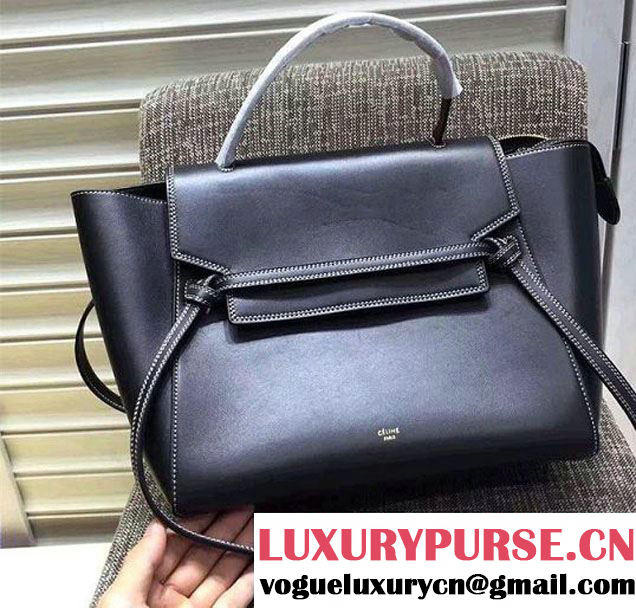 Celine Belt Tote Small Bag in Epsom Leather