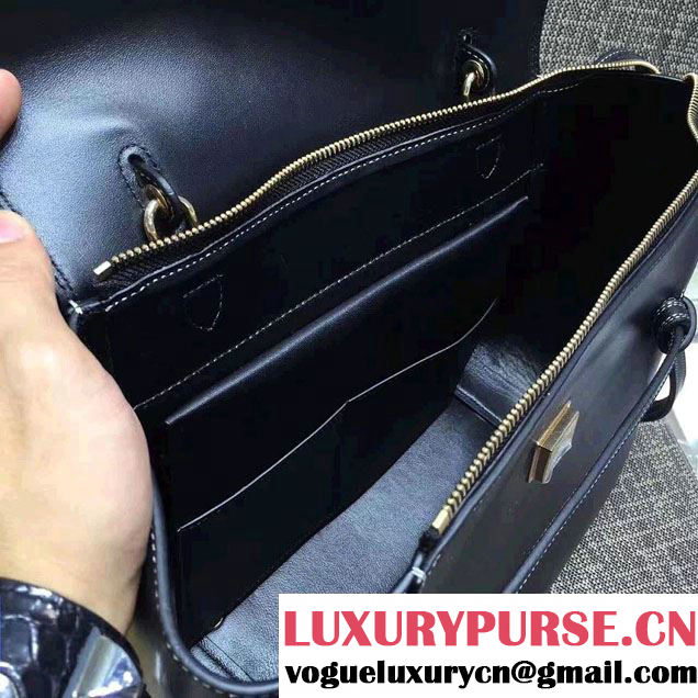 Celine Belt Tote Small Bag in Epsom Leather
