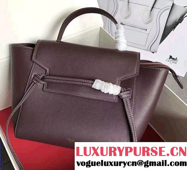 Celine Belt Tote Small Bag in Epsom Leather