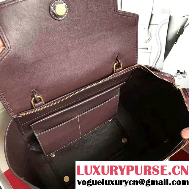 Celine Belt Tote Small Bag in Epsom Leather