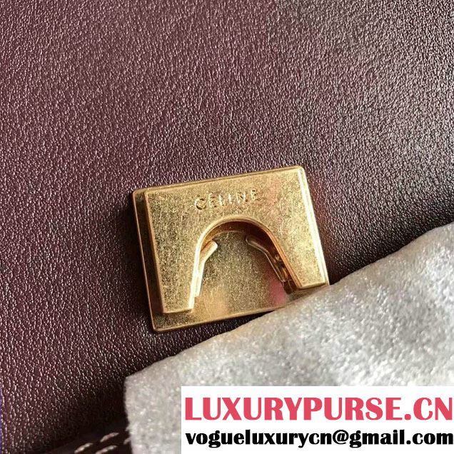 Celine Belt Tote Small Bag in Epsom Leather