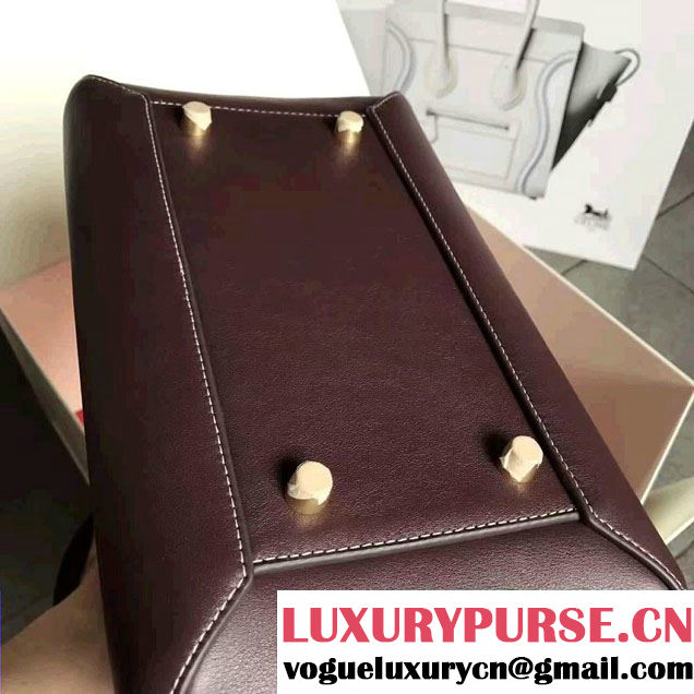 Celine Belt Tote Small Bag in Epsom Leather
