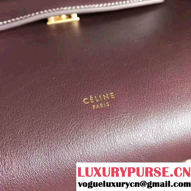 Celine Belt Tote Small Bag in Epsom Leather