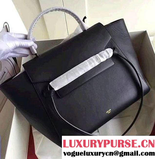 Celine Belt Tote Small Bag in Epsom Leather