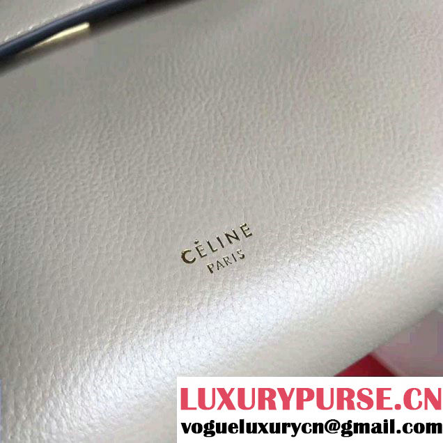 Celine Belt Tote Small Bag in Clemence Leather Apricot