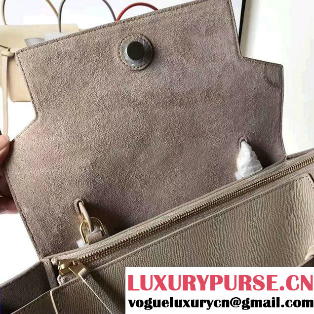 Celine Belt Tote Small Bag in Epsom Leather Light Gary