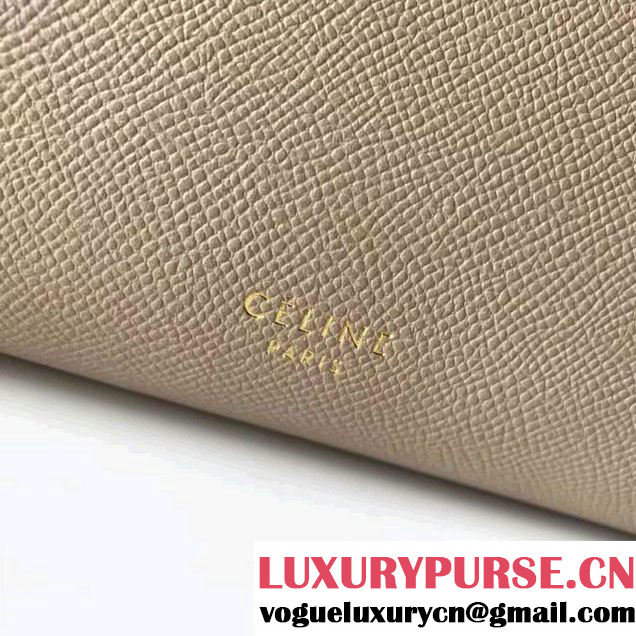 Celine Belt Tote Mini Bag in Epsom Leather Light Gary