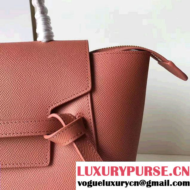 Celine Belt Tote Small Bag in Epsom Leather