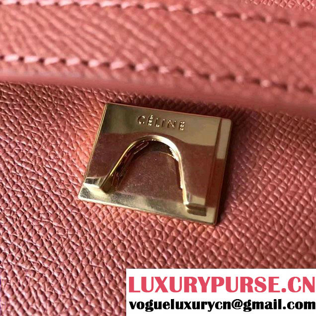 Celine Belt Tote Small Bag in Epsom Leather