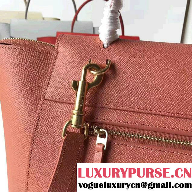 Celine Belt Tote Small Bag in Epsom Leather