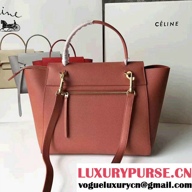 Celine Belt Tote Small Bag in Epsom Leather