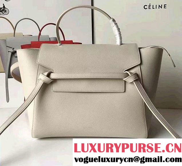 Celine Belt Tote Small Bag in Epsom Leather