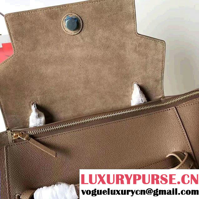 Celine Belt Tote Small Bag in Epsom Leather